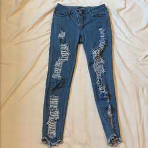 Fashionnova Skinny Ripped Jeans